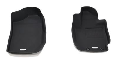 Clazzio AS-6015 9ABAS6015K שטיחי רצפה לרכב, סוג מפוסל, קדמי בלבד, סוג גיר אוטומטי, סוג גומי מעודכן, שחור