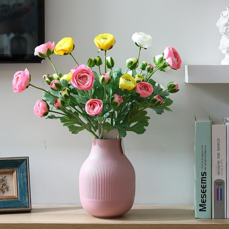 New simulated multi-color camellia, fake flower indoor dew lotus living room ornament hotel