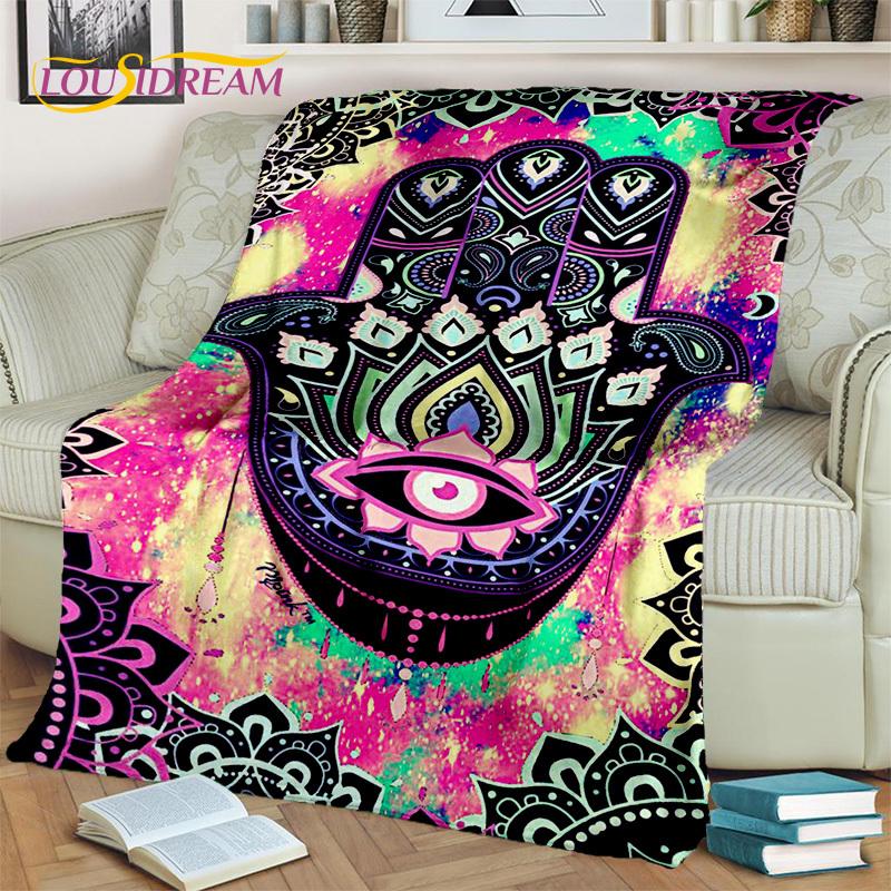 Evil Eye,Eye of Horus,Nazar Tree of Life  Blanket,Soft Throw Blanket for Home Bedroom Bed Sofa Picnic Travel Cover Blanket Kids