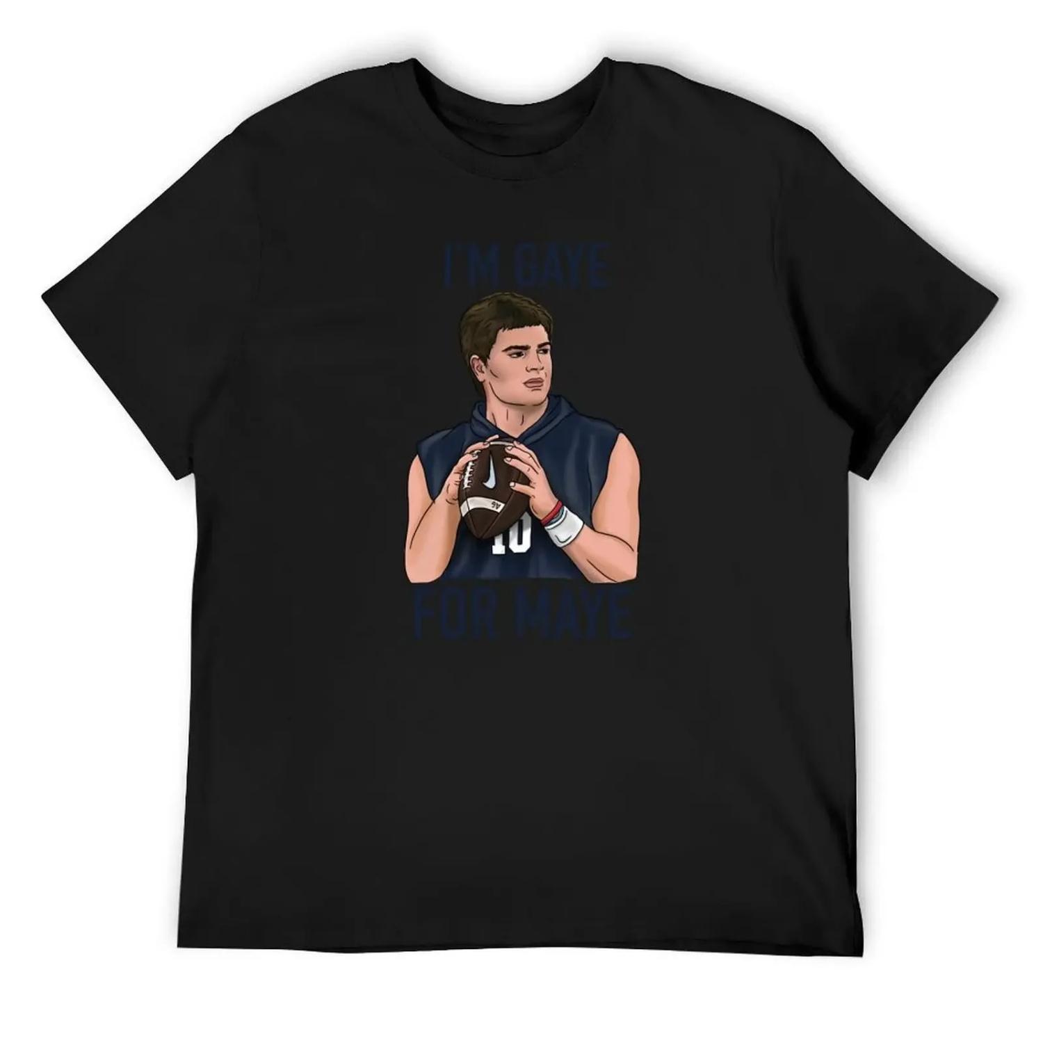 Patriots Football Drake Maye Quarterback Funny T-Shirt new gifts and t-shirts oversizeds mens graphic t-shirts pack S
