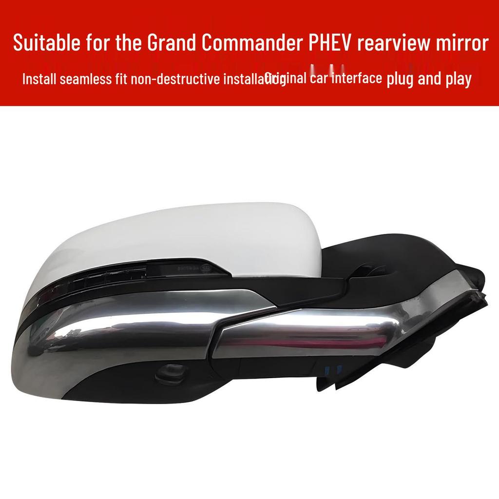 Hodí se pro JEEP Grand Commander 18-22 Sestava zpětného zrcátka, Levé a pravé boční zpětné zrcátko Zrcátko