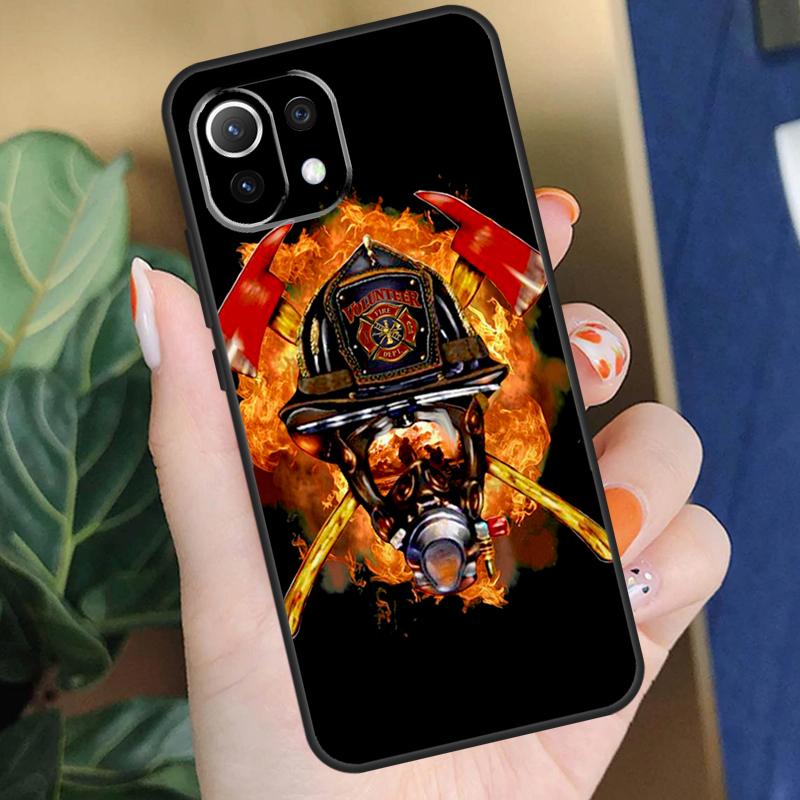 Firefighter Heroes Fireman Case For Xiaomi 15 14 Ultra 13T 14T 15T Pro 17 Pro Max POCO X7 X5 X6 F5 F6 F7 F8 Pro Coque