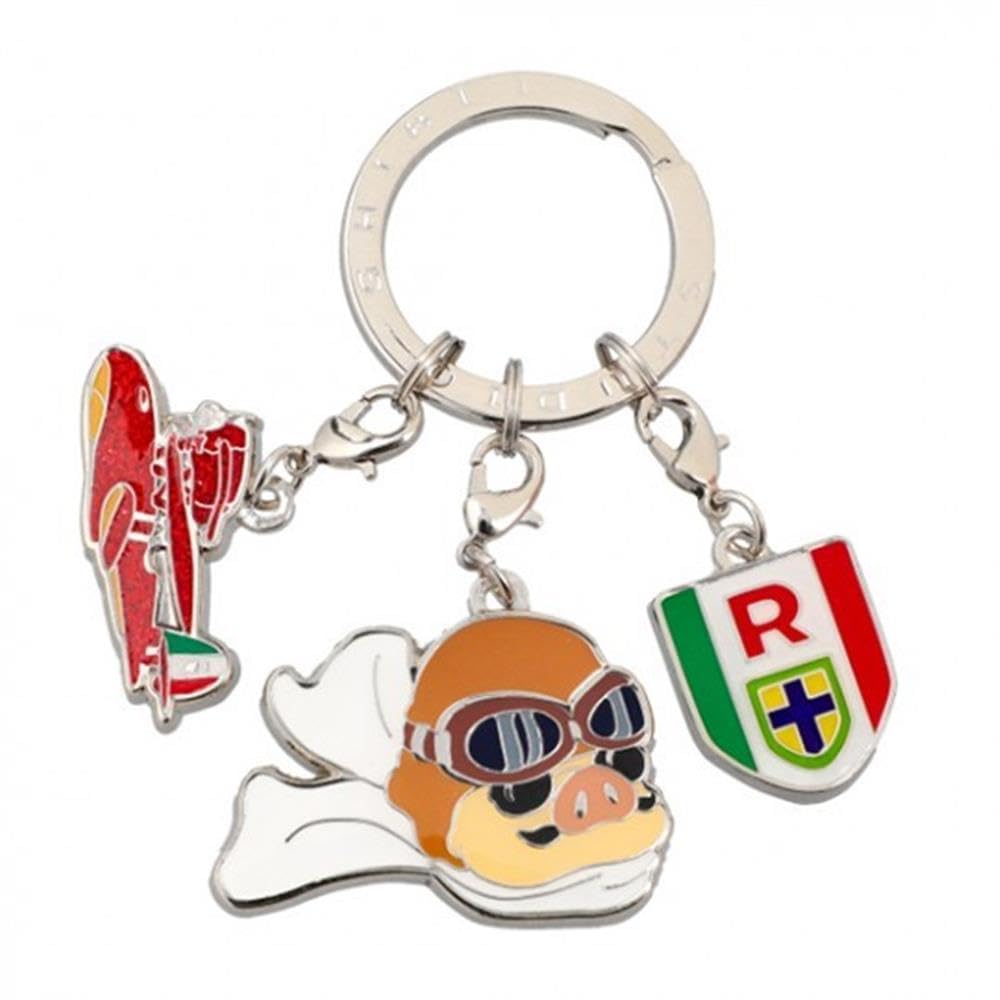 

Porco Rosso Triple Key Ring Porco Rosso
