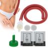 Household Soft Silicone Anal Cleaner Enema Tubing Vaginal Cleaning Kit