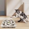 Cat Scratch Puzzle Toy Kittens Puzzle Enrichment Box Cats Self-Play Felt Maze with 2