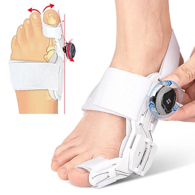 Bunion Corrector Unisex Adjustable Rotatable Toe Separator Hallux Valgus Braces Foot Straightener Pedicure Corrector