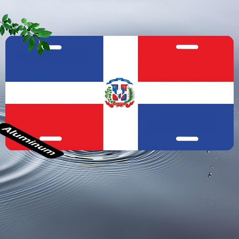 

1pc, Dominican Republic Flag Design Aluminum Sign (6x12 inches), Matte Finish, Vintage Wall Decor for Home, Cafe, Garage 15x30cm(5.9x7.8inch)