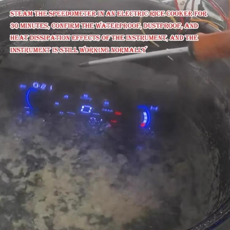 Motorcycle Dashboard Digital Gauge Panel Instrument Cluster 12V Speed Odometer Enhanced Visibility Suitable for 150 3.0