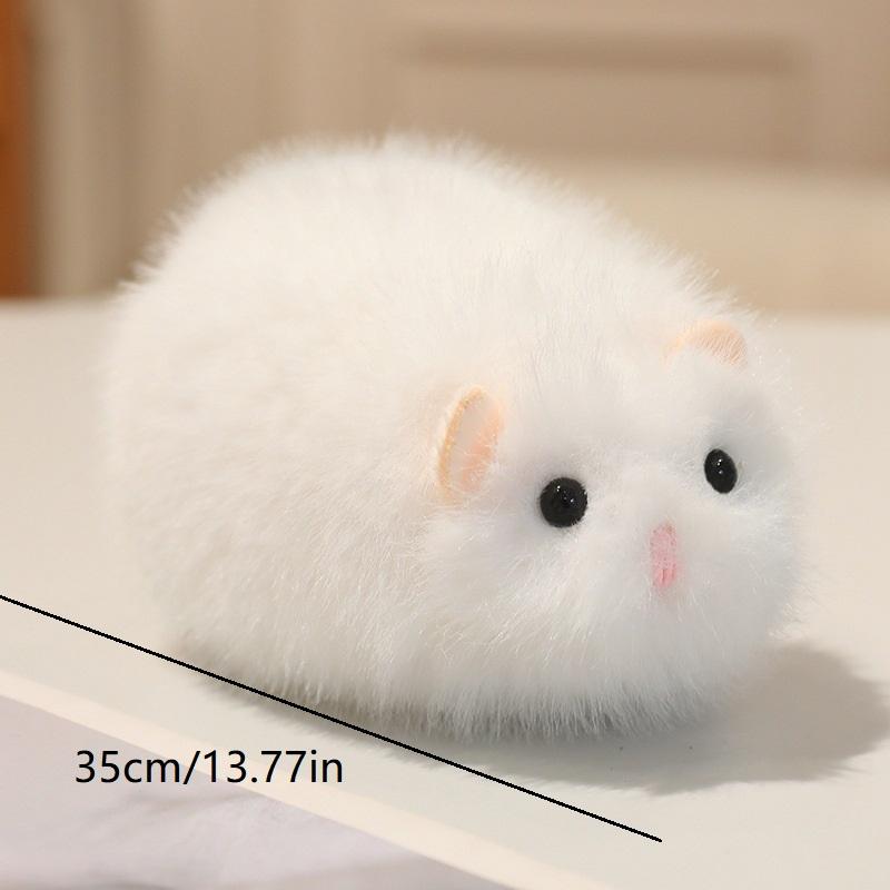 Cartoon Golden Hamster Plush Toys Super Soft Squeeze Toy Round Cozy Animal Doll Home Decoration