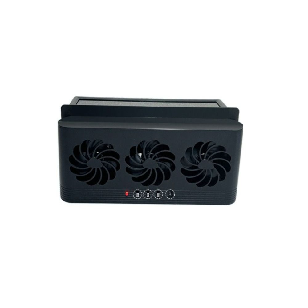 Radiator Solar Car Cooling Fan 3 Head Car Window Fan Portable Car Exhaust Fan  Summer