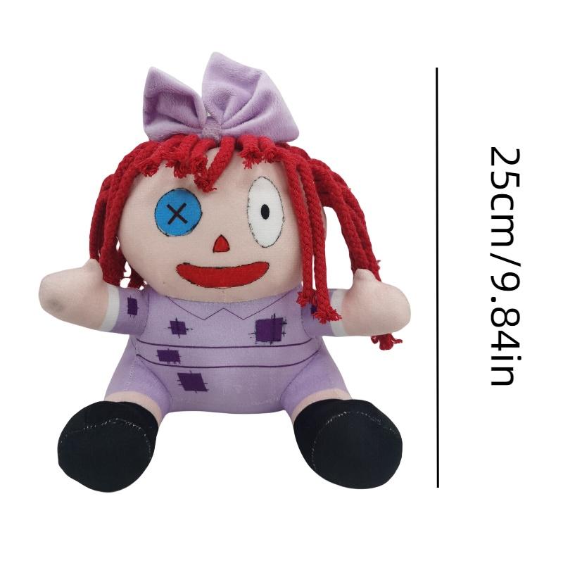Der erstaunliche digitale Zirkus Plüsch Magische Zahl Zirkus Kaninchen Clown Puppe Lila Blase 15cm