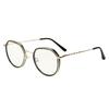 Women'S Photosensitive Color-Changing Glasses Fashion Color-Changing Flat Glasses Anti-Ultraviolet Color-Changing Myopia Glasses Frame