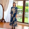 Luxusní dámské dlouhé šaty Středního východu Abaya muslimské dámské flitrované vyšívané šaty Robe