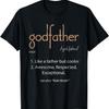 Godfather Definition Father's Day Vintage Funny Godfather T-Shirt