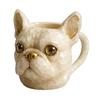 French Bulldog Mug 300ml Cute Resin Coffee Cup 3D Bulldog Design Tea Milk Cup Novelty Drinkware for Tea Cocoa Juice