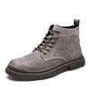 Men'S Genuine Leather Desert Boots Retro Fashion Outdoor Breathable Men High-Top Tooling Shoes Autumn Martin Boots For Men Shoes