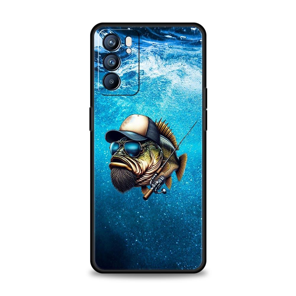 Hunting Fishing Man Phone Case For Oppo Reno 13 12 11 10 7 F Find X5 X6 A98 A80 A79 A78 A57 A54 A31 A17 Pro 5G Soft TPU Cover
