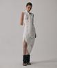 Teulimingbeodeu Shirring Strap Long Skirt [ White ]