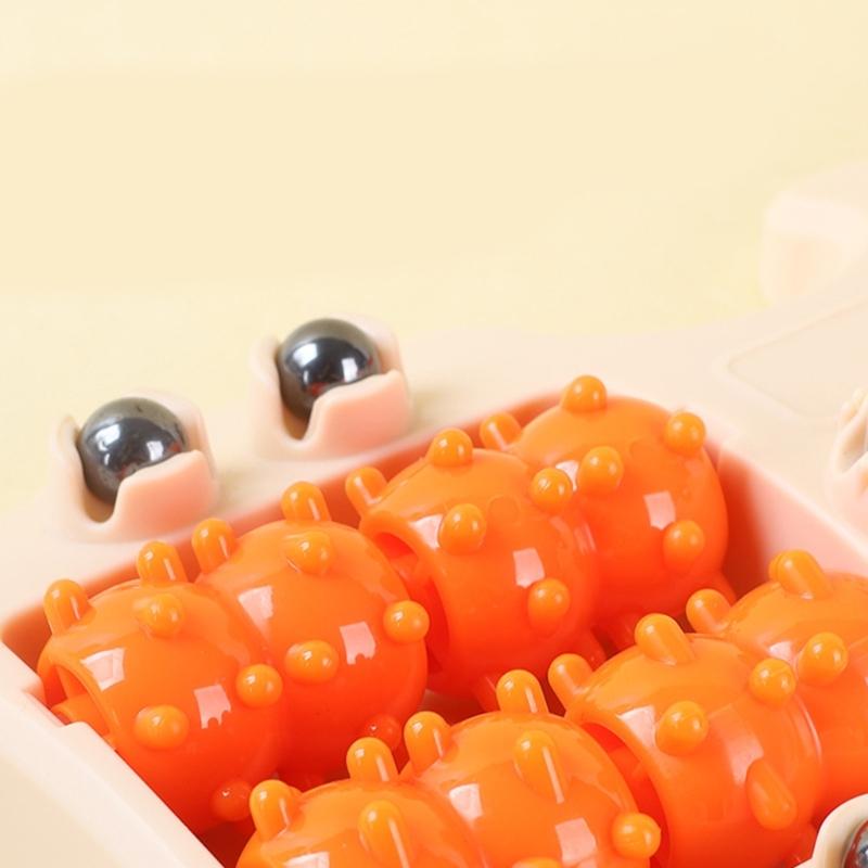 Portable Plastic Foot Acupressures Massagers Magnetic Foot Massage Roller Multiple Pressure Beads For Pains Relief