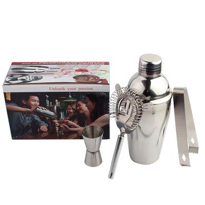 Shangqi 5-Piece Stainless Steel Cocktail Shaker Set