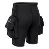 Spodenki do nurkowania 3 mm i 2 duże kieszenie Spodnie techniczne do nurkowania Skrócone spodnie neoprenowe do pływania Surfing Snorkeling Nurkowanie Kajakarstwo