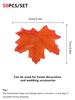 Artificial Plants Silk Maple Leaf Halloween Festival Party Scene Decoration Fall Home Room Vase Table Wedding Scrapbook Art Wall