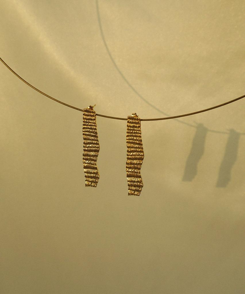 Bizarre Jewelry Guilloche Earrings