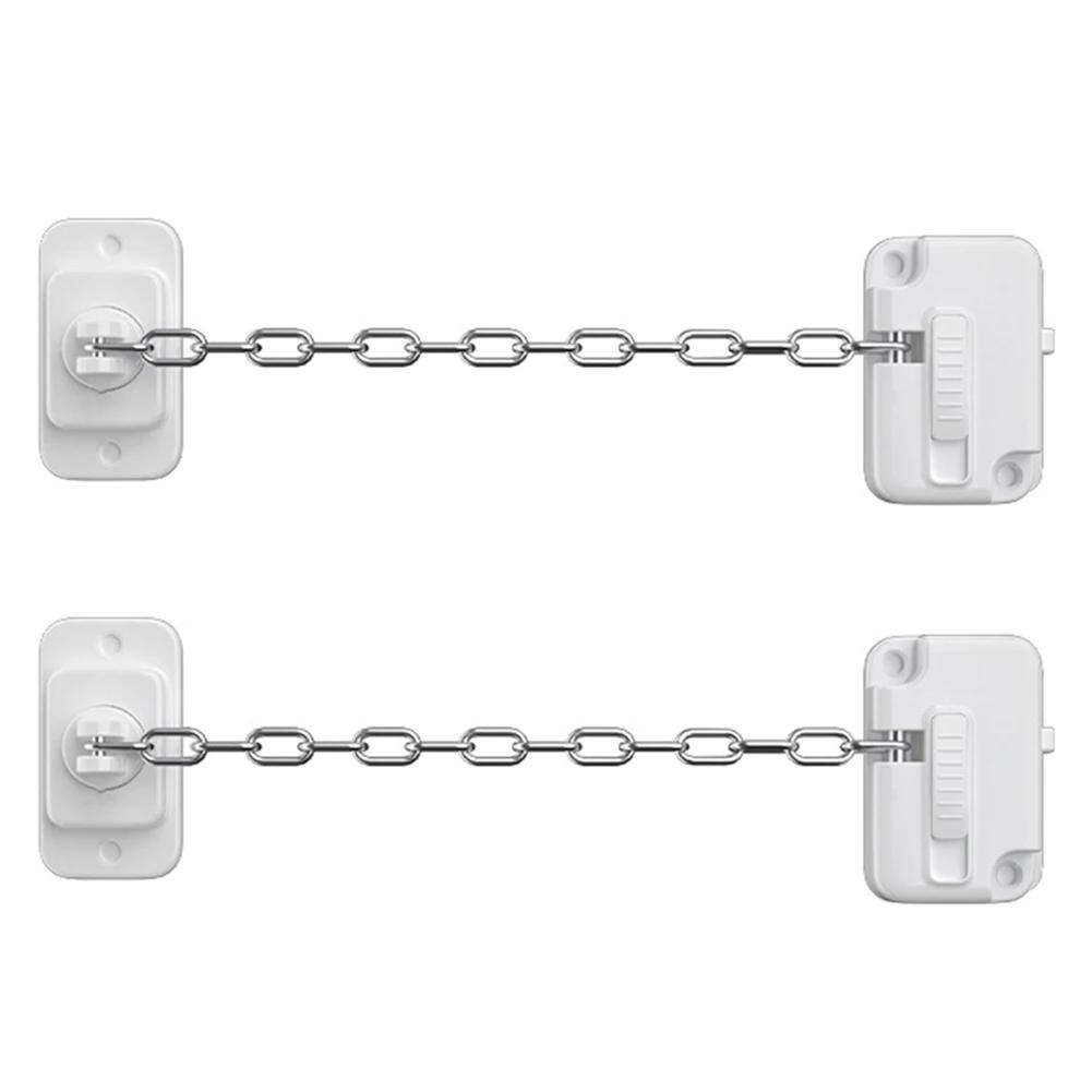 3-1pc Window Restrictor Child Safety Locks Self Adhesive Window Limit Stop Locks No Drilling Adjustable for Child Pets Safety