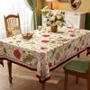 Dining Table Tablecloth Leave-In Oil-Proof, Waterproof And Anti-Scalding Rectangular Dining Table Cloth High-End Coffee Table Tablecloth Protective