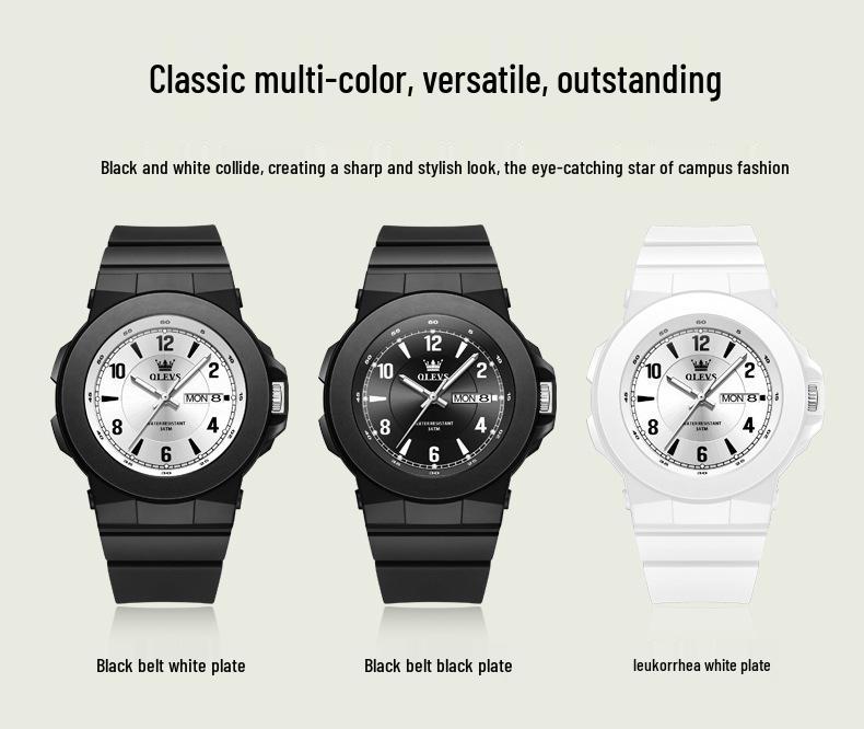 Oulishi Unisex Leise Prüfungs Sport Mode Elektronische Uhr