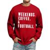 Men's Oversized Long Sleeve Crewneck Sweatshirt Casual Loose