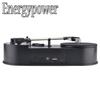 EnergyPower Mini Record Turntable with MP3 Dubbing RPM and Donut Record Automatic File USB Flash Drive and MicroSD Card No Computer Compact Battery or