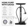 WEST BIKING Hochdruck Fahrrad Luftpumpe Mit Manometer 160 PSI Edelstahl Standpumpe MTB Rennrad Reifenfüller