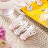 12pcs Cute Paw Print Plastic Clip - Multifunctional Windproof Laundry Clip for Hanging Towels, Underwear, Photos and Snacks