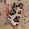 Fashion Leopard Print Silicone Bling Glitter Phone Case For iPhone 17 11 12 13 Plus 14 15 16 Pro Max Shockproof Clear Soft Cover