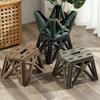 Folding Stool Portable Household Plastic Small Stool Outdoor Fishing Camping Matzah Stool Stall Children Small Bench