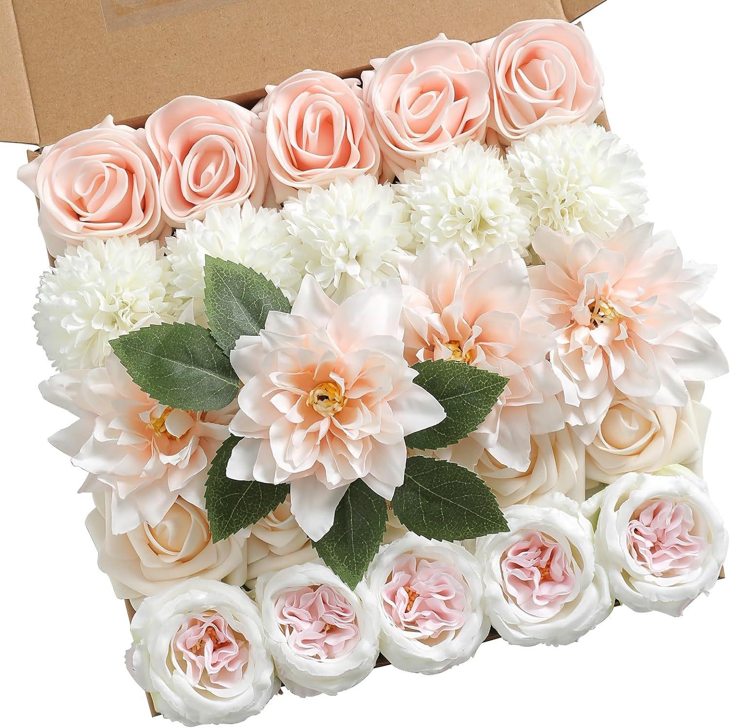 

25 шт. искусственные цветы, искусственные цветы розы со стеблем для свадебных букетов своими руками, центральные композиции, вечерние украшения для дома