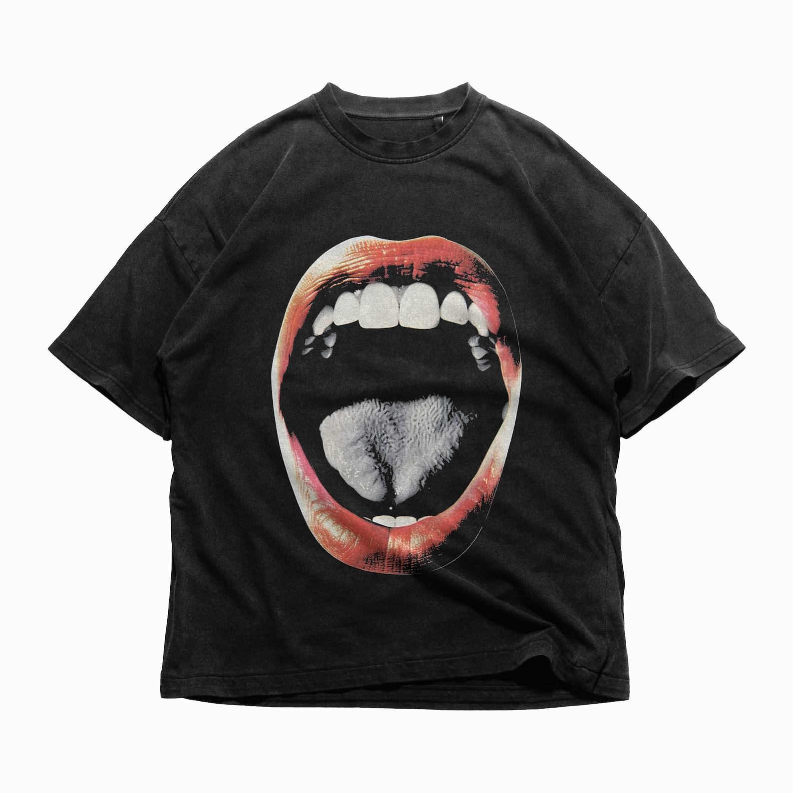 Big Lips T Shirt, Y2K Lips Big Mouth Unisex Shirt S