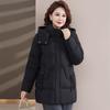 Big Brand Women's Mid-Length Down Jacket - 2025 Winter Fashionable & Elegant White Duck Coat
