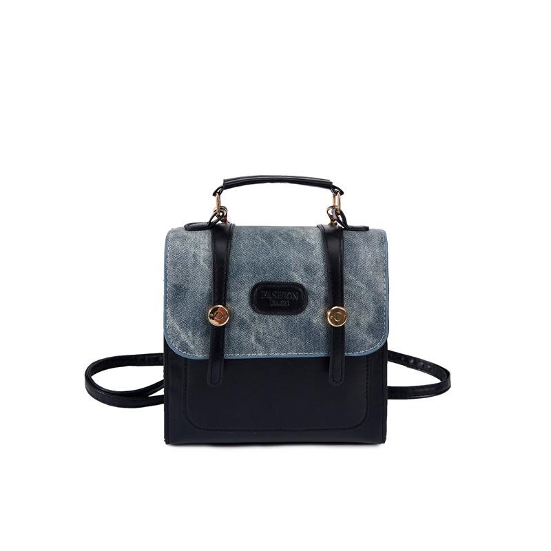 New trendy backpack high texture commuter college backpack versatile shoulder messenger bag