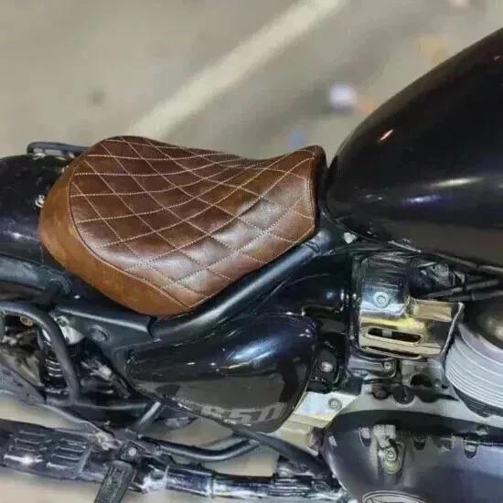 SoloRider Low Rider Touring Seat Fits Royal Enfield Super Meteor 650