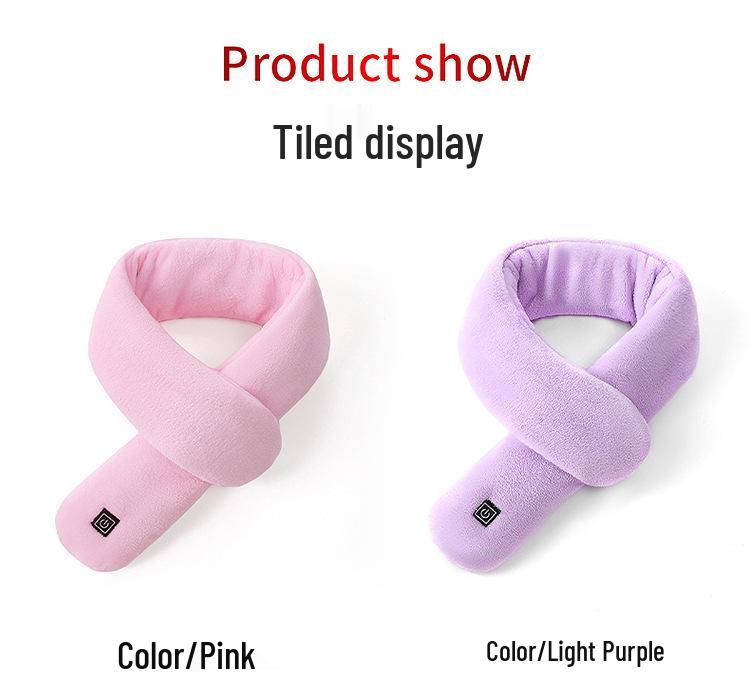 USB Heated Scarf for Men & Women - Electric Neck Warmer with Intelligent Cervical Heat Therapy