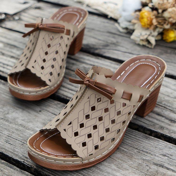 

Новые женские туфли с вырезом «рыбий рот», на толстом каблуке и универсальные сандалии и шлепанцы 43 хаки