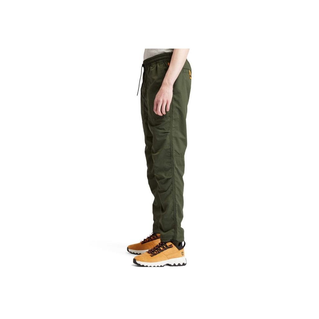 Timberland Outdoor Casual Wide Leg Drawstring Sports Pants Men Pants Green A22G1-U31