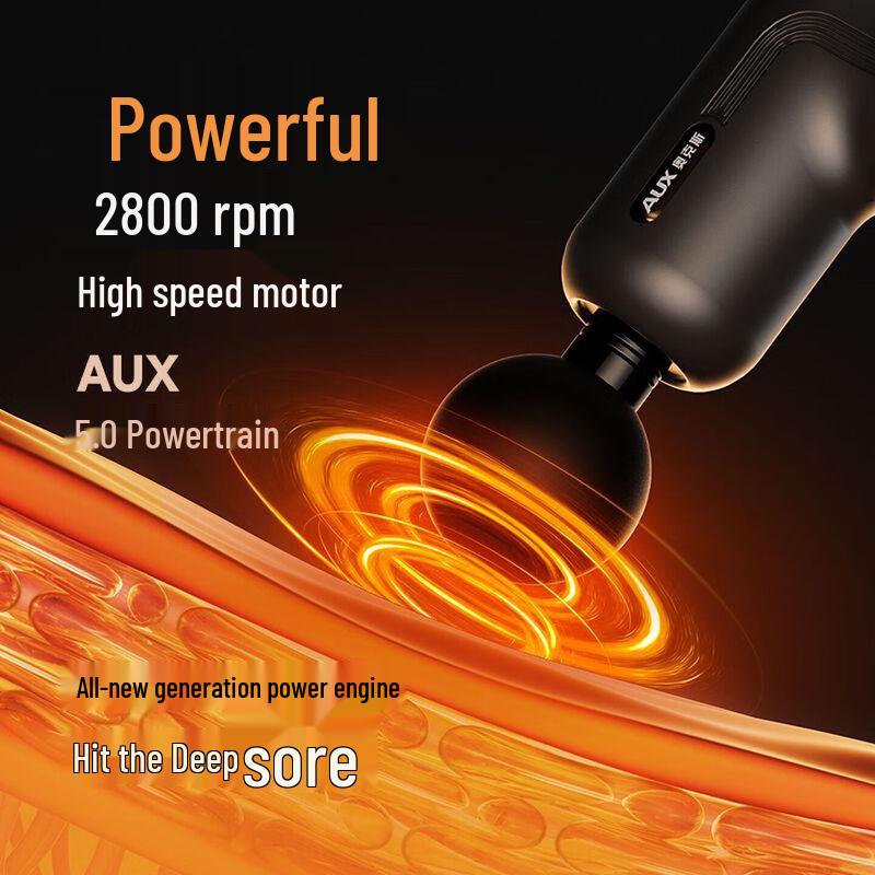 AUX Professional Mini Percussion Massage Gun CN plug (adapter included)