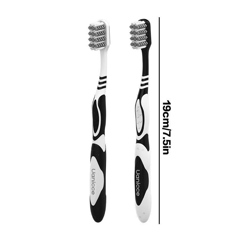 2 Pcs Whole Mouth Clean Toothbrush Ultra-Fine Soft Hard Bristle Toothbrush For Adults Excellent Cleaning Effect Whitening Teeth