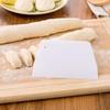1Pc White Plastic Dough Scraper Cream Smooth Cake Flour Spatula Cutter Baking Pastry Tool Plastic Dough Scraper Tool,Essential for Baking and Cooking