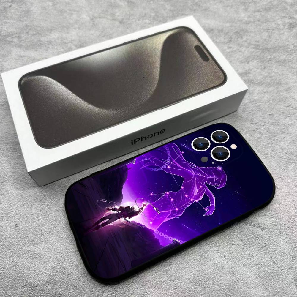 Phone Case For iPhone 17,16,15,14,13,12,Pro,Max,Plus,E,SE4,Air,Mini S-Saint Seiya Knights Zodiac Black Soft Box