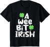 St Patricks Day A Wee Bit Irish Funny Design Clover Unisex T-Shirt Unisex T-Shirt