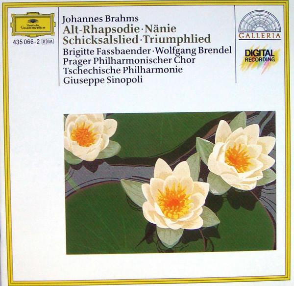 

CD ИОГАННЕС БРАМС - БРИГИТТА ФАССБЕН - Альтовая рапсодия  Ннет  Schicksalsl 4350662 Deutsche Grammo 1991 Европа Классика Б/У
